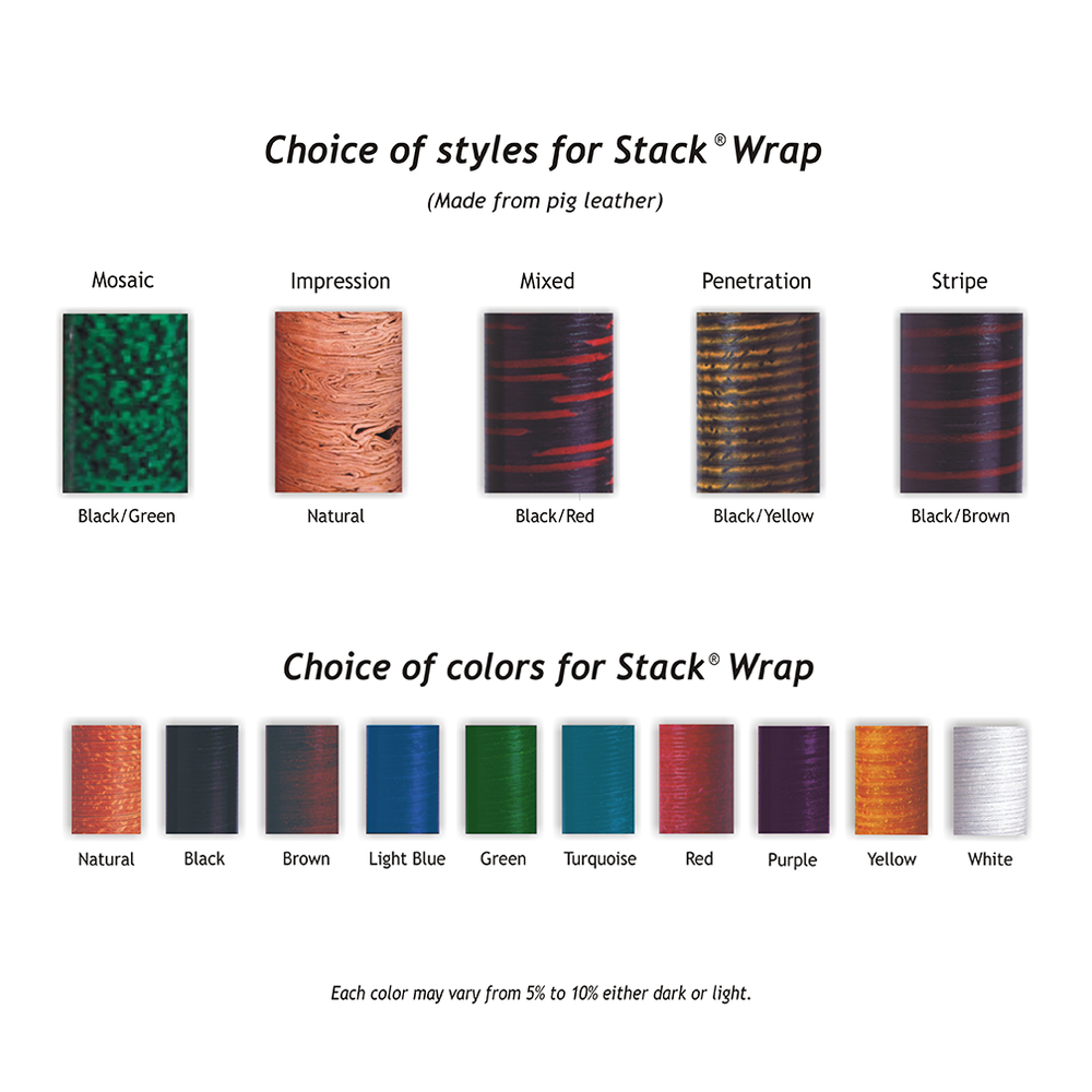 Tiger Stack Leather Wrap