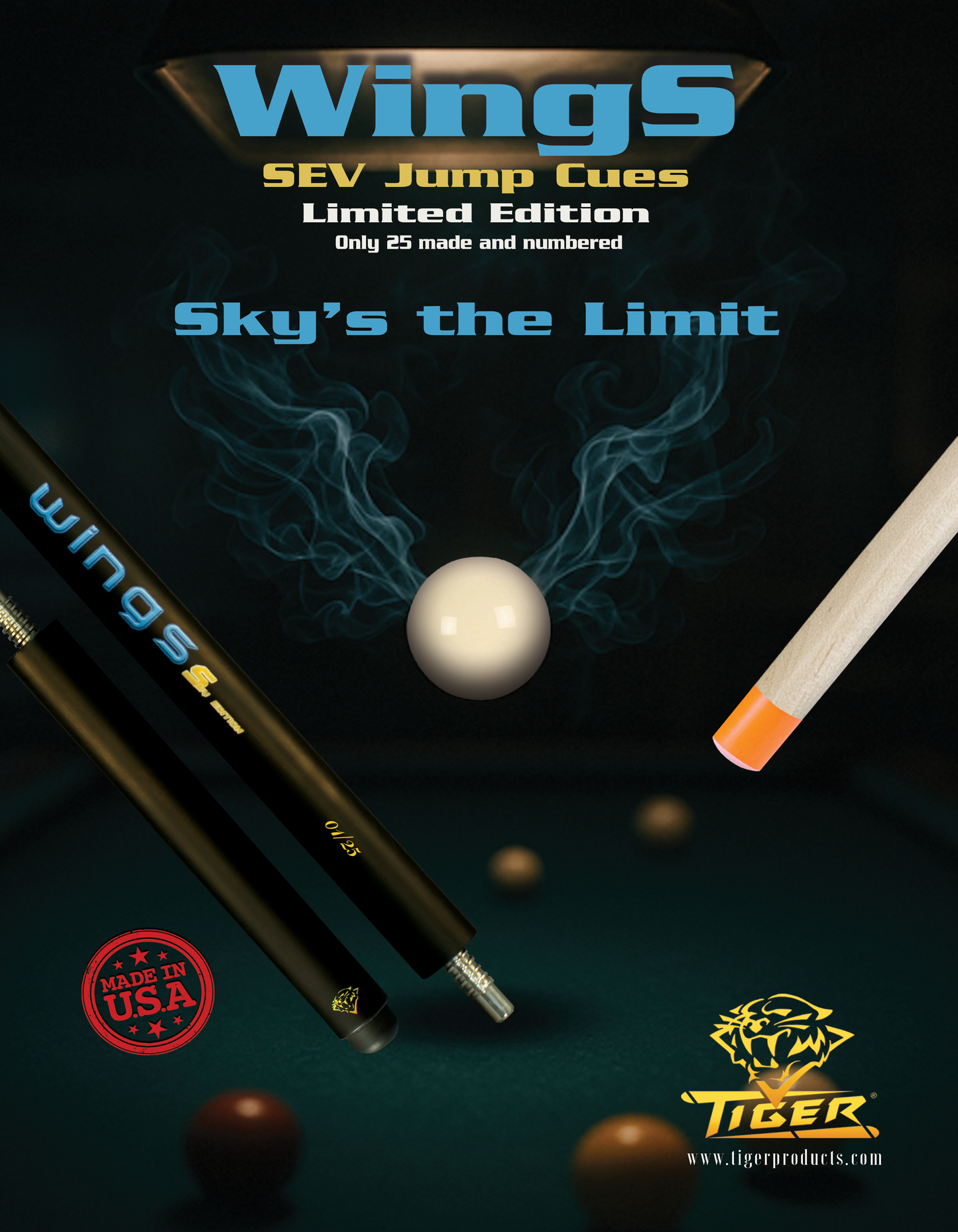 Wings SEV Limited Edition Jump Cue