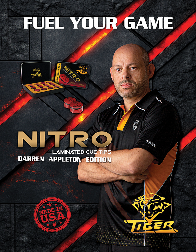 Introducing Nitro Laminated Cue Tips: Darren Appleton Edition