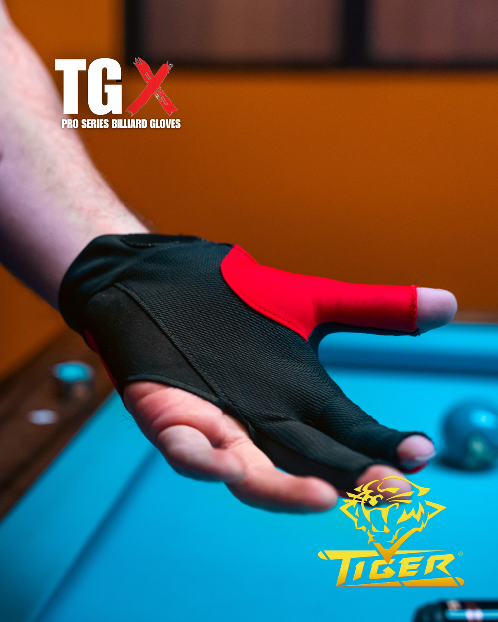 TGX- Pro Series Billiard Glove (NEW) – Tiger Products