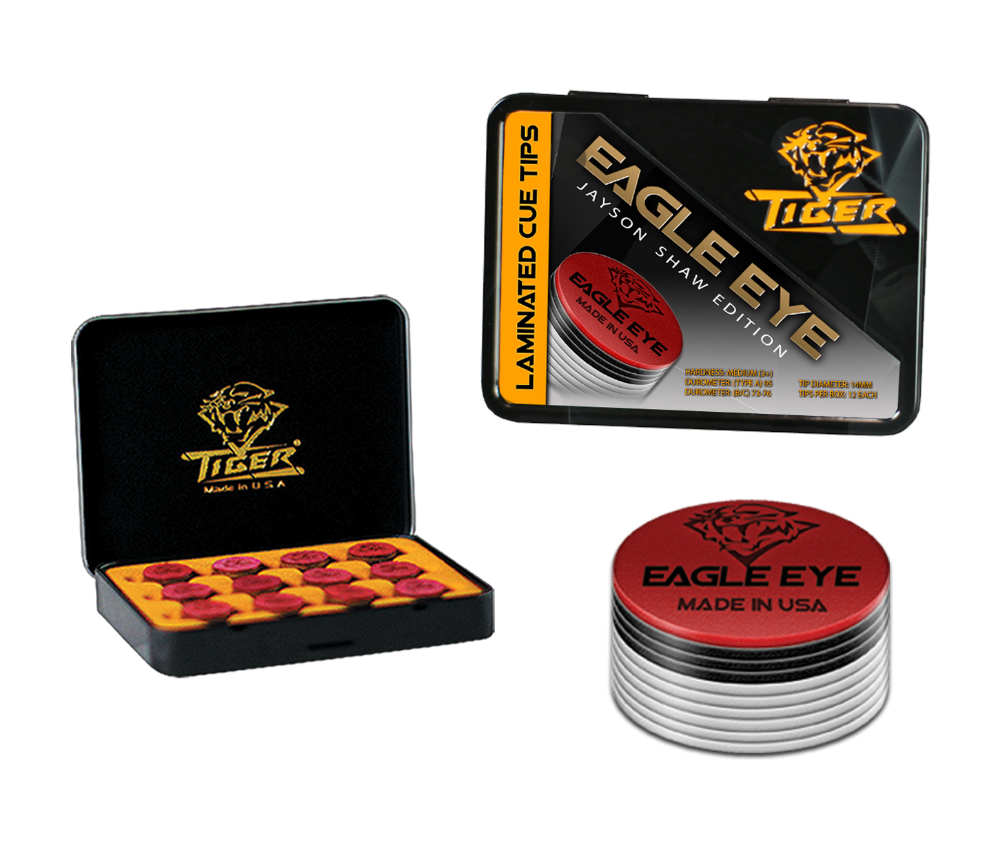 Tiger Laminated Cue Tips