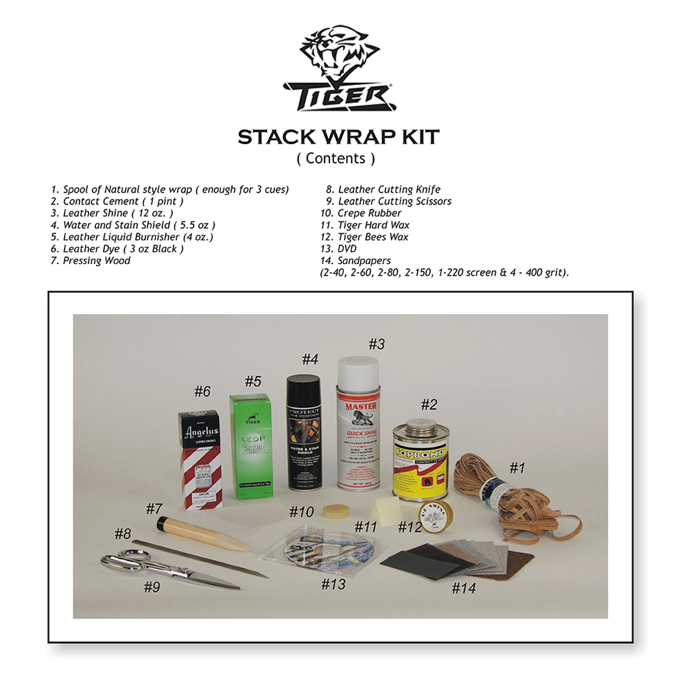 Stack Leather Wrap Kit – Tiger Products