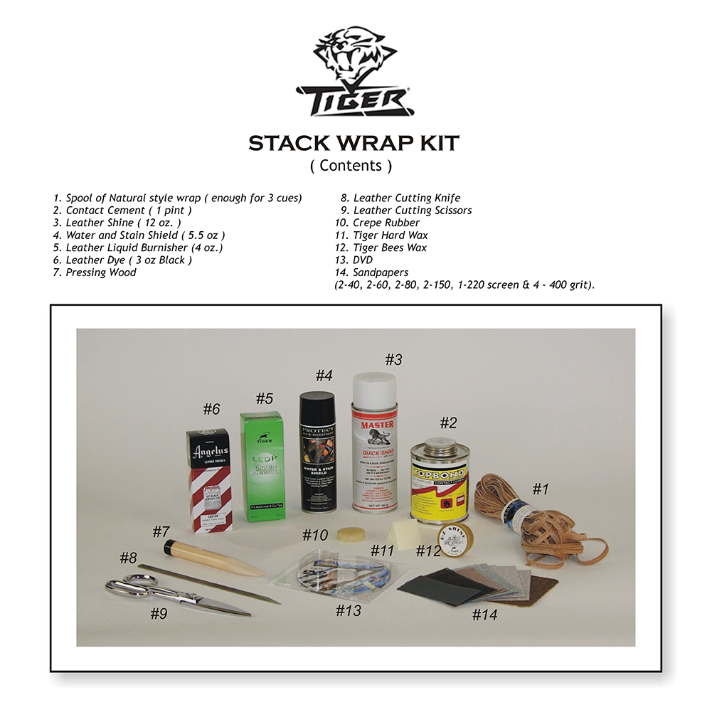 Stack Leather Wrap Kit – Tiger Products